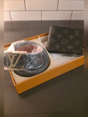 Mens Belt And Wallet